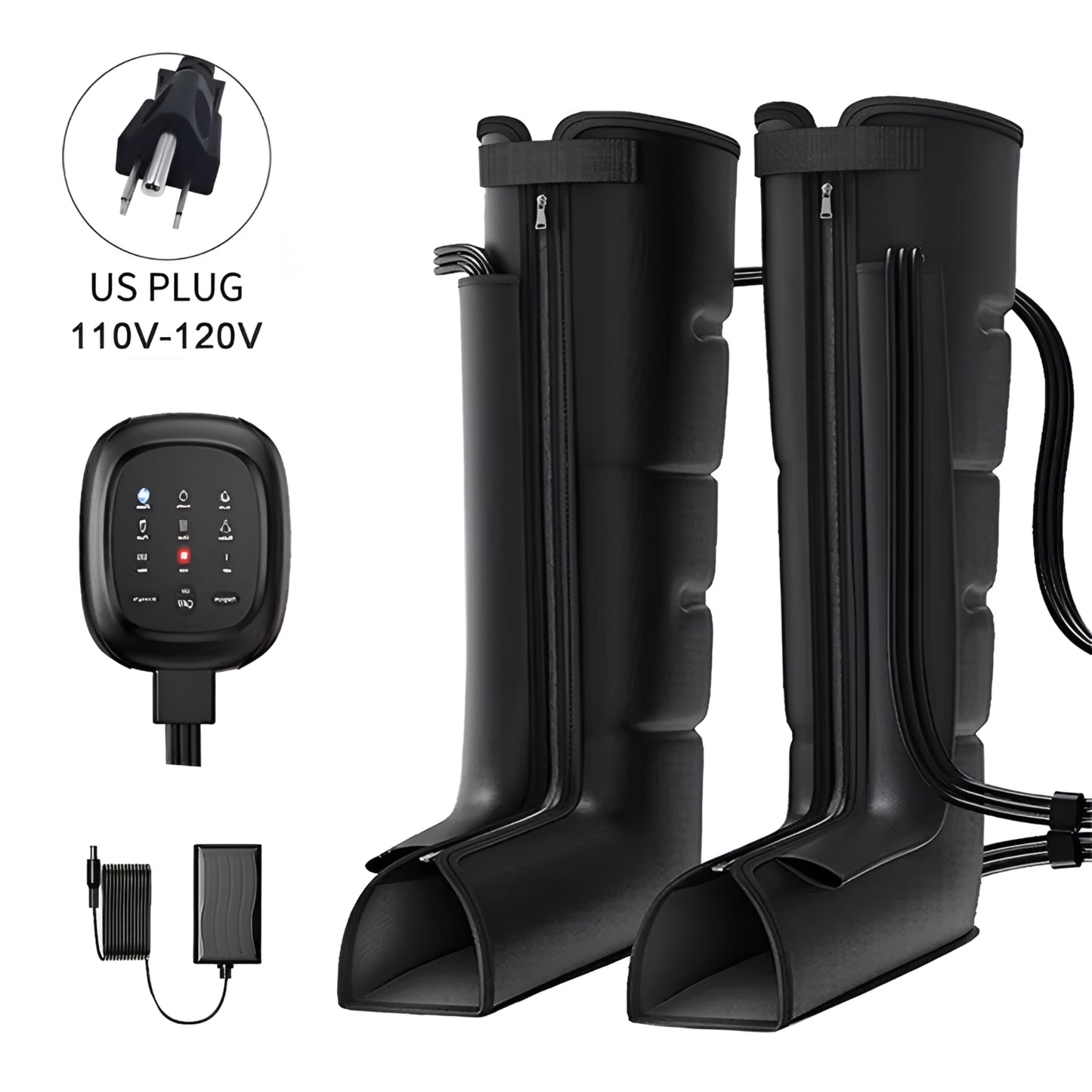 Air Compression Circulation Leg Massage Air Pressure Recovery Boots Power Pump Lymphatic Drainage Device Professional Athletes