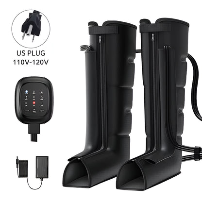 Air Compression Circulation Leg Massage Air Pressure Recovery Boots Power Pump Lymphatic Drainage Device Professional Athletes